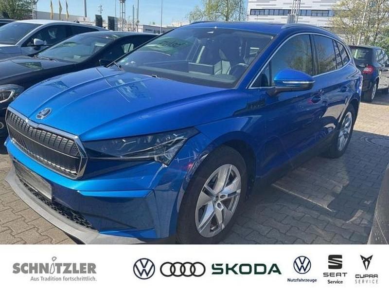 Blau Gebraucht 2021 Skoda Enyaq iV SUV | 31.980 € (Fairer Preis) - Bild 1/4
