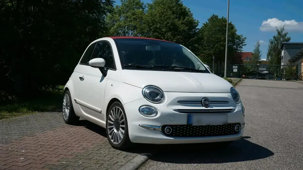 Używany Fiat 500C 69 KM (50 kW) 2018 Biały Kabriolet