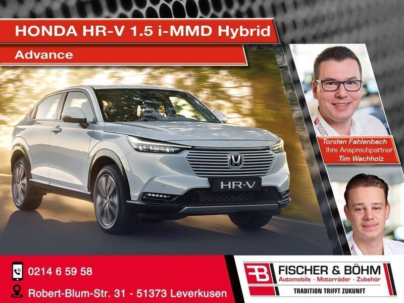 Weiß Neu 2025 Honda HR-V Advance SUV | 33.240 € (Superpreis) - Bild 1/4