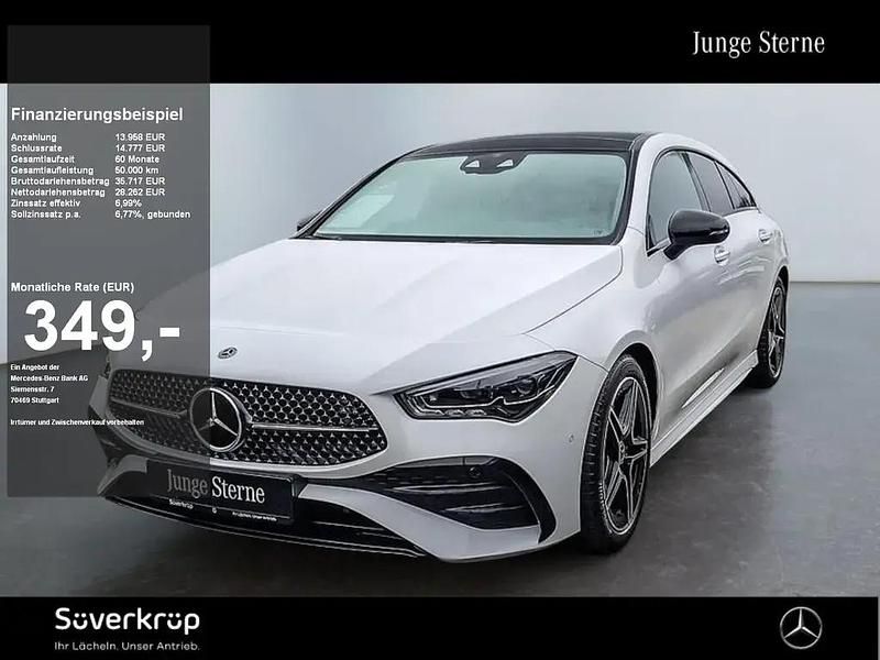 Weiss unilack polarweiß Gebraucht 2023 Mercedes CLA220 Premium Limousine | 35.822 € (Fairer Preis) - Bild 1/2