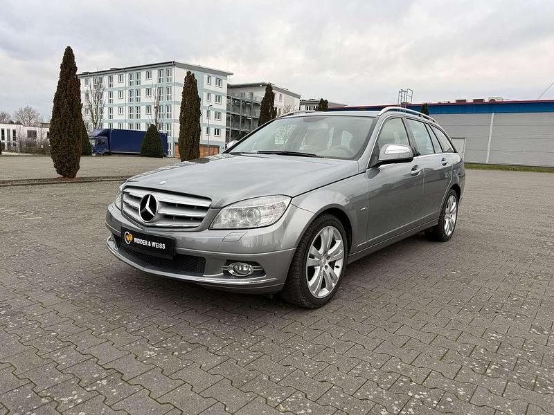 Palladiumsilber Gebraucht 2008 Mercedes C200 Avantgarde Kombi | 7.990 € (Fairer Preis) - Bild 1/4
