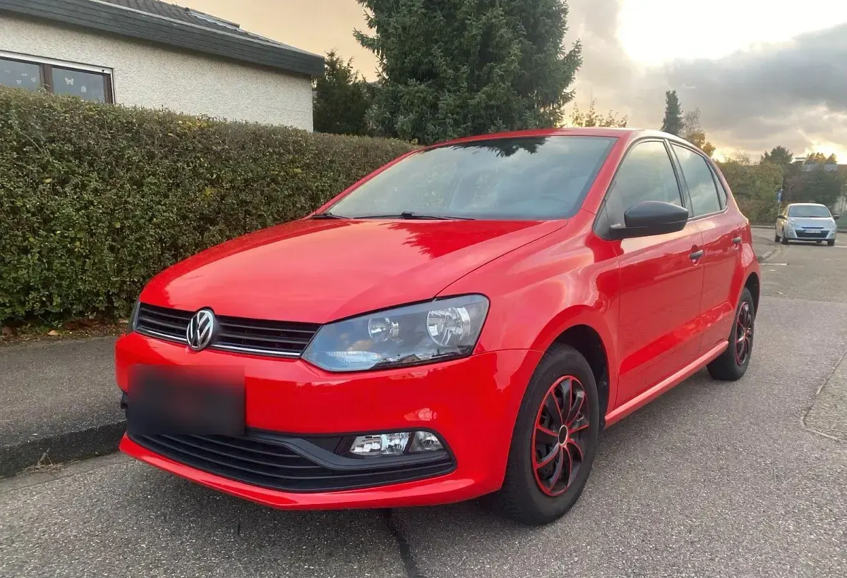 Brugt VW Polo 75 HK (55 kW) 2016 Rød Hatchback