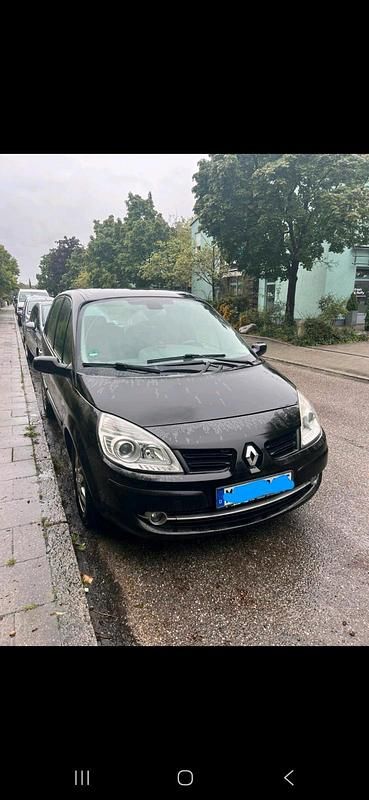 Schwarz Gebraucht 2008 Renault Scénic II Van / Kleinbus | 2.199 € - Bild 1/4