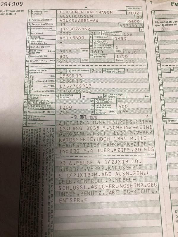 Orange Gebraucht 1978 VW Golf I GTI Kleinwagen | 3.800 € - Bild 1/4