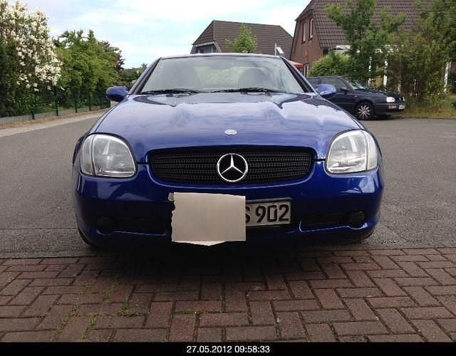 Gebraucht Mercedes SLK230 AMG 262 PS (192 kW) 1999 Blau metallic Cabrio