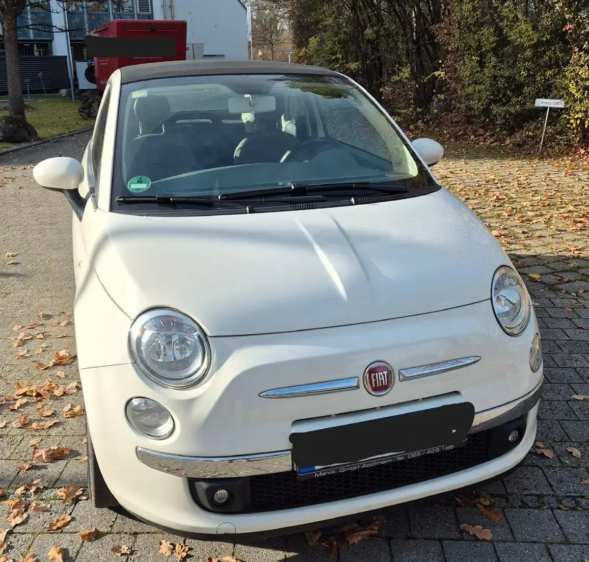 Gebraucht Fiat 500C Lounge 69 PS (50 kW) 2012 Weiß Cabrio