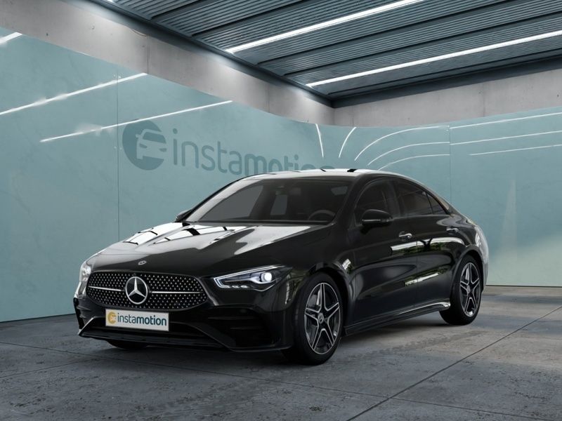 Schwarz Gebraucht 2024 Mercedes CLA200 Limousine | 36.910 € (Fairer Preis) - Bild 1/3