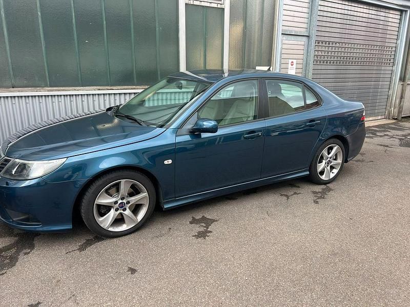 Blau Gebraucht 2008 Saab 9-3 Vector Limousine | 11.950 € (Teuer) - Bild 1/3