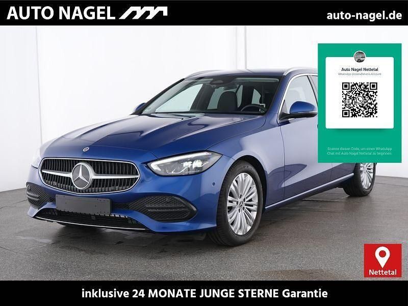 Blau Gebraucht 2024 Mercedes C180 Advanced Kombi | 34.489 € (Guter Preis) - Bild 1/4