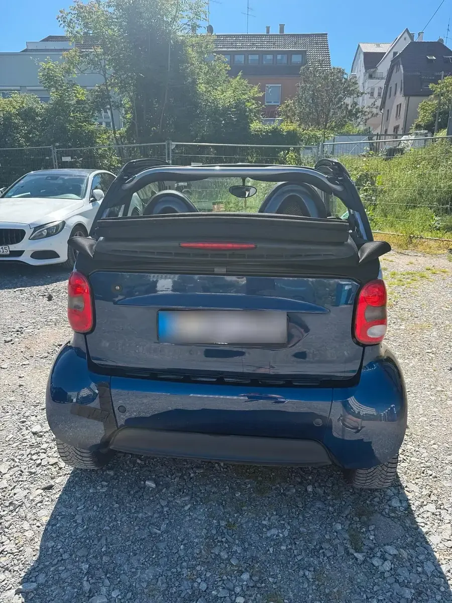 Używany Smart ForTwo Cabrio 61 KM (44 kW) 2003 Niebieski Kabriolet