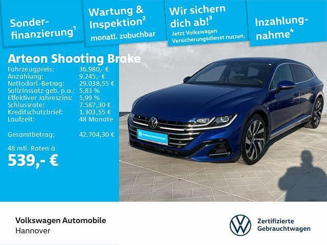 Gebraucht VW Arteon R 200 PS (147 kW) 2023 Lapiz blue metallic Kombi