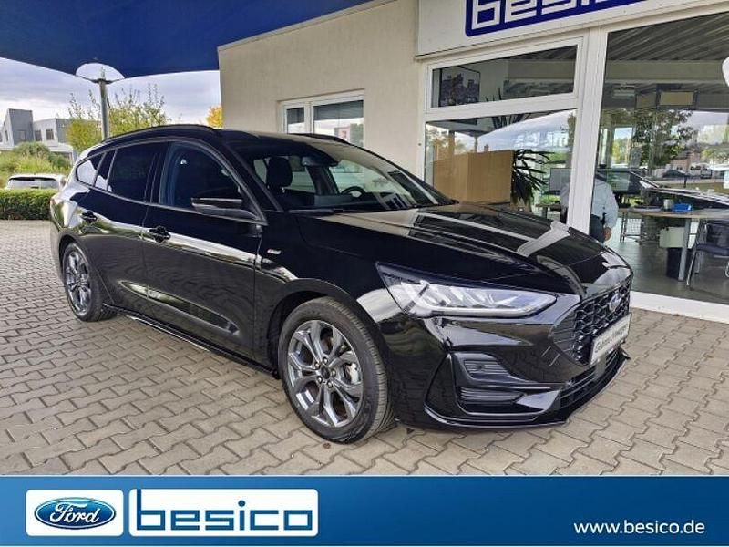 Gebraucht Ford Focus ST-Line X 125 PS (91 kW) 2023 Obsidianschwarz metallic Kombi
