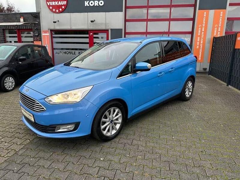 Gebraucht Ford Grand C-Max Titanium 150 PS (110 kW) 2017 Blau Van / Kleinbus