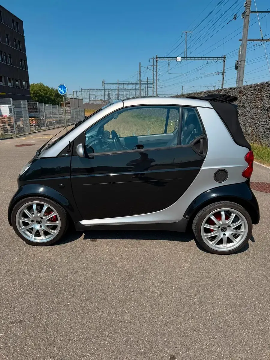 Gebraucht Smart ForTwo Cabrio Brabus 71 PS (52 kW) 2004 Schwarz Cabrio