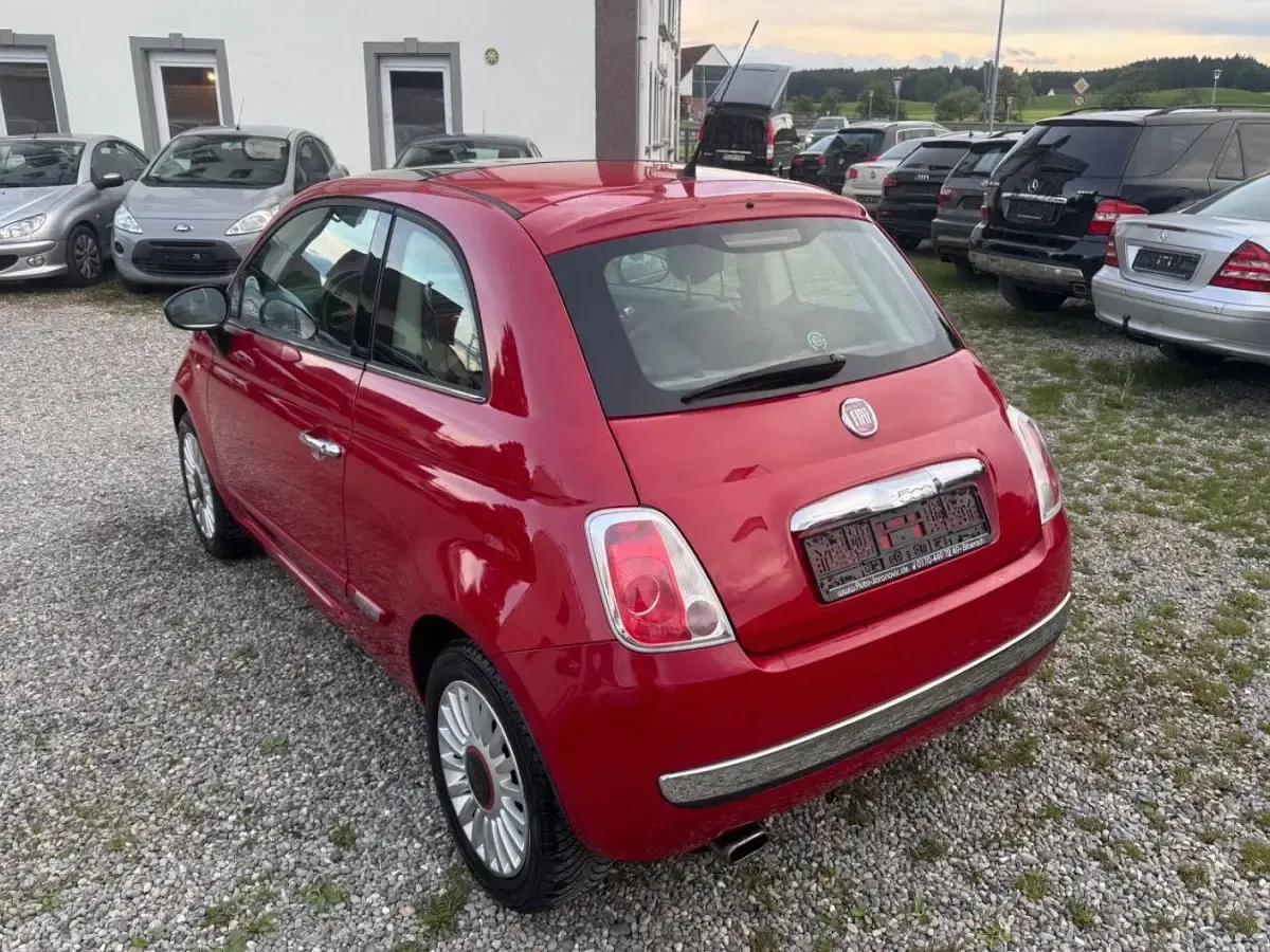 Gebraucht Fiat 500 Lounge 69 PS (50 kW) 2009 Rot Cabrio
