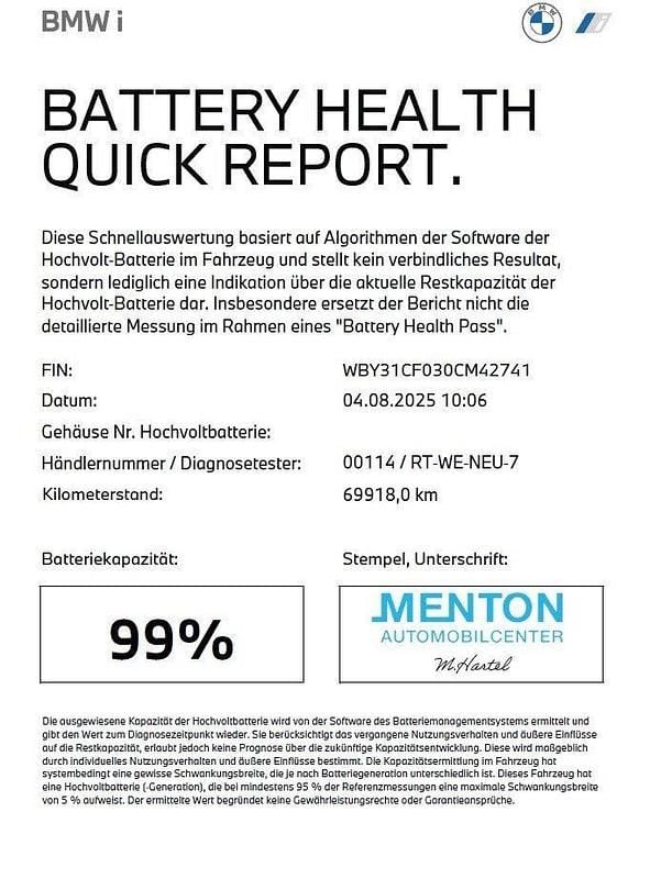 Gebraucht BMW iX Executive 455 kW (619 PS) 2022 Blau SUV