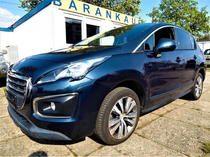 Stahlblau Gebraucht 2016 Peugeot 3008 SUV | 11.680 € (Superpreis) - Bild 1/4