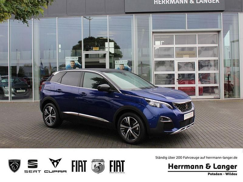 Blau (metallic) Gebraucht 2021 Peugeot 3008 Allure SUV | 22.999 € (Guter Preis) - Bild 1/4