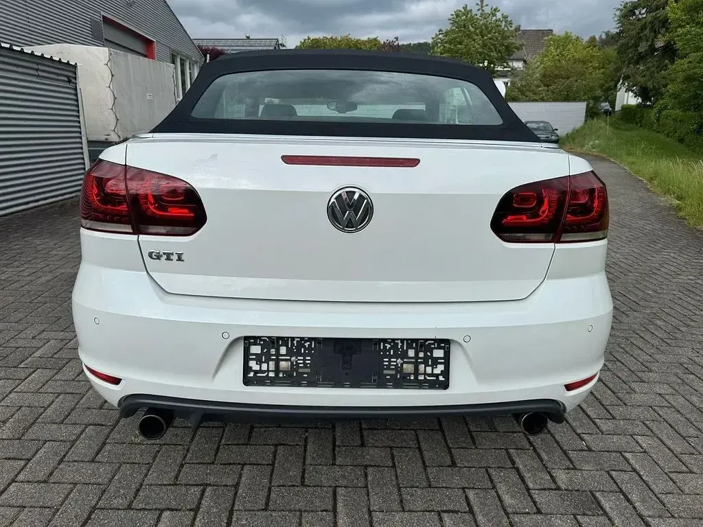 Gebraucht VW Golf Cabriolet GTI 211 PS (155 kW) 2013 Weiß Cabrio