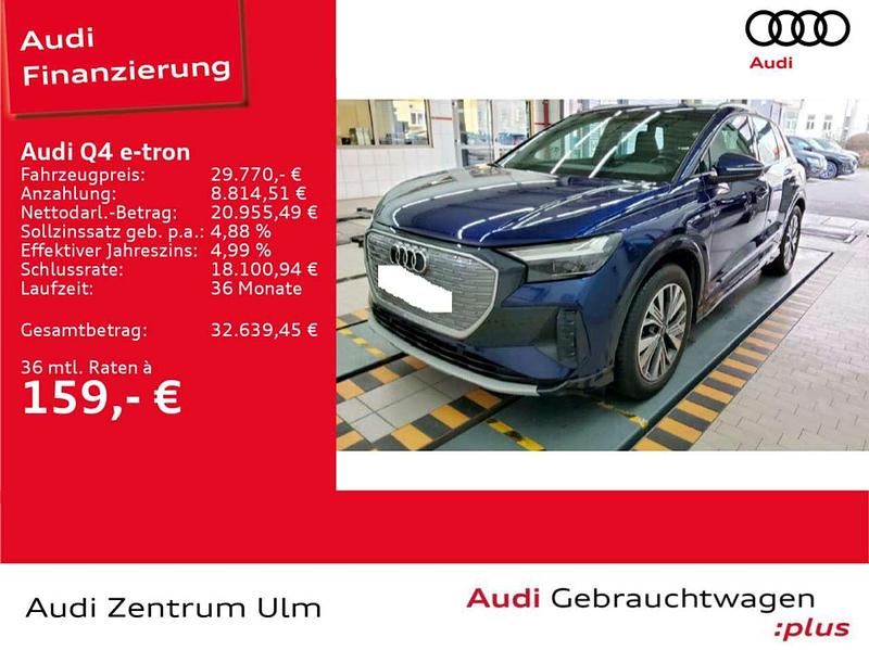 Gebraucht Audi Q4 e-tron Advanced 150 kW (204 PS) 2023 Navarrablau metallic SUV