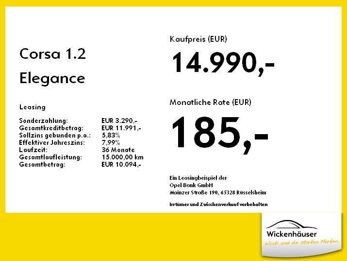 Gebraucht Opel Corsa Elegance 101 PS (74 kW) 2023 Lackierung peperoncino red/typ Kleinwagen