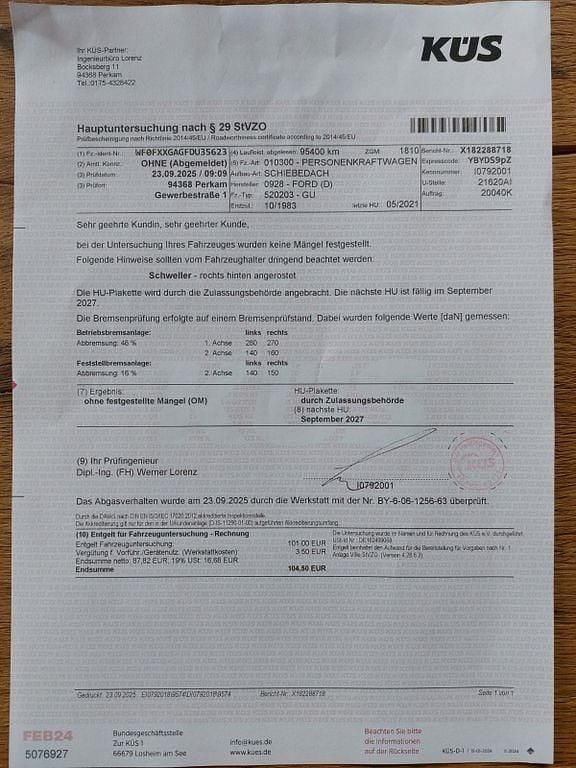 Gebraucht Ford Granada 114 PS (83 kW) 1983 Silber Limousine