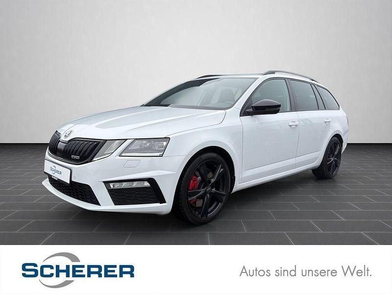 Gebraucht Skoda Octavia RS 245 PS (180 kW) 2020 Moonweiß perleffekt (metallic) Limousine