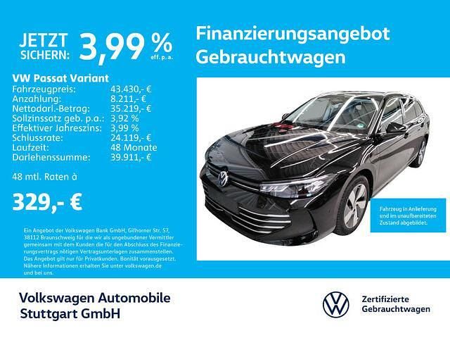 Gebraucht VW Passat Business 150 PS (110 kW) 2024 Grenadillschwarz metallic Kombi