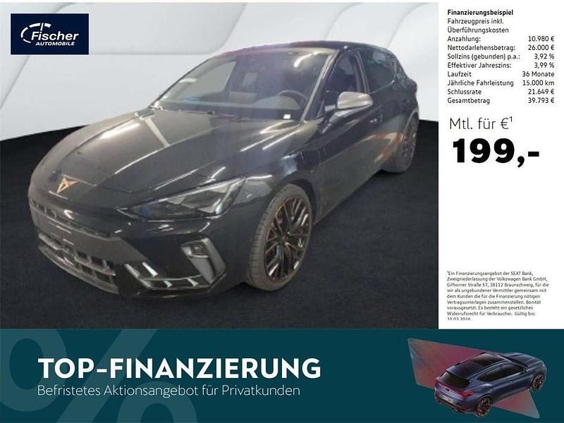 Mitternachtsschwarz Gebraucht 2025 Cupra Leon VZ Limousine | 36.980 € (Superpreis) - Bild 1/3