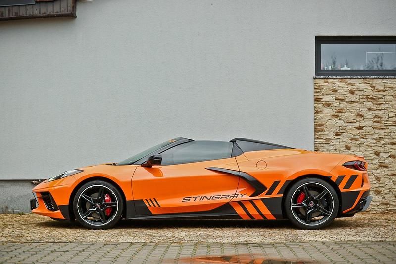 Orange Gebraucht 2024 Chevrolet Corvette Stingray LT Cabrio | 95.500 € - Bild 1/4