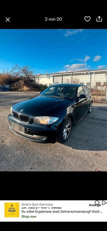 Gebraucht BMW 116 116 PS (85 kW) 2006 Schwarz Kleinwagen