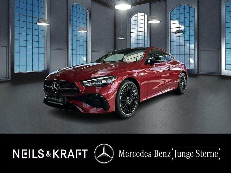 Rot Gebraucht 2024 Mercedes CLE300 Night Coupé | 58.970 € (Guter Preis) - Bild 1/4