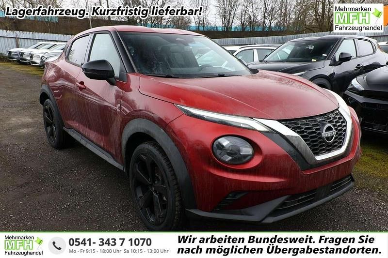 Neu Nissan Juke 360º 114 PS (83 kW) 2025 Fuji sunset red perleffekt SUV