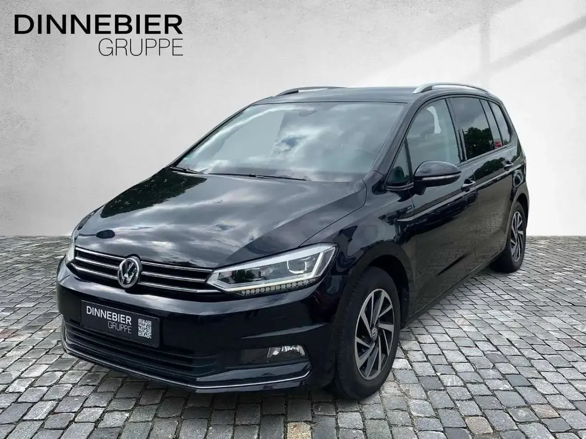 Gebraucht VW Touran Join 150 PS (110 kW) 2019 Schwarz (metallic) Van / Kleinbus