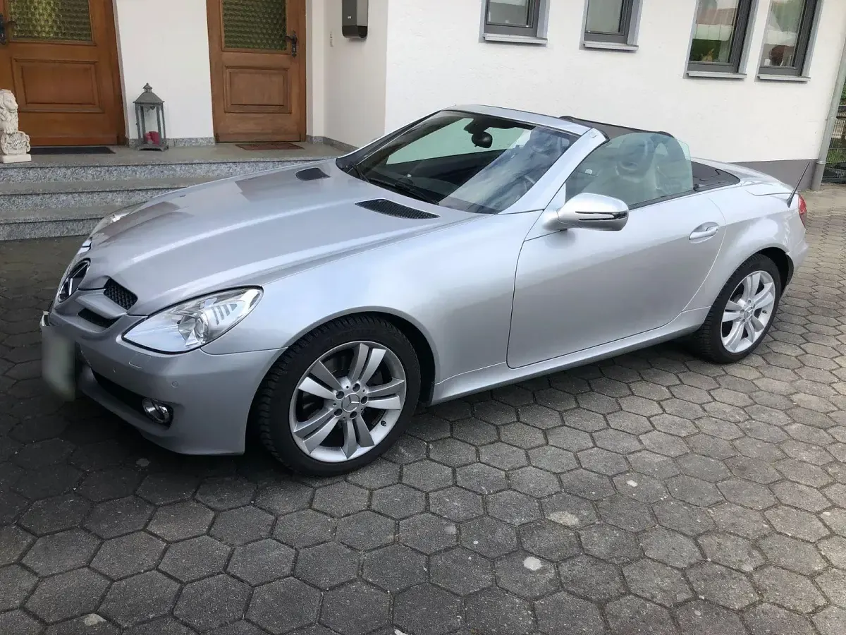 Gebraucht Mercedes SLK200 184 PS (135 kW) 2008 Silber Cabrio