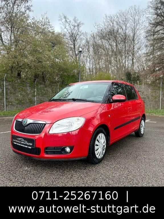Gebraucht Skoda Fabia 69 PS (50 kW) 2007 Rot Limousine