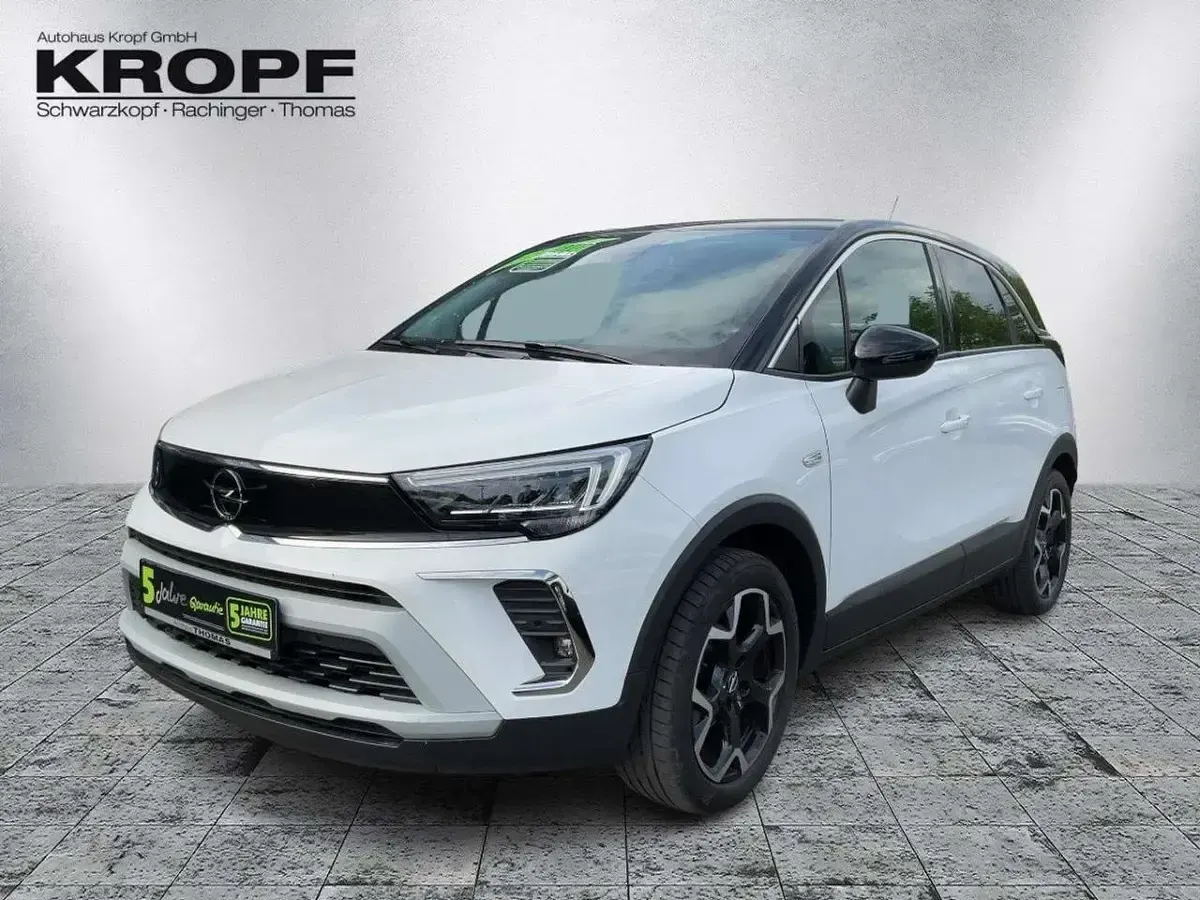 Gebraucht Opel Crossland Elegance 83 PS (61 kW) 2022 Jade weiss/arktis weiss SUV