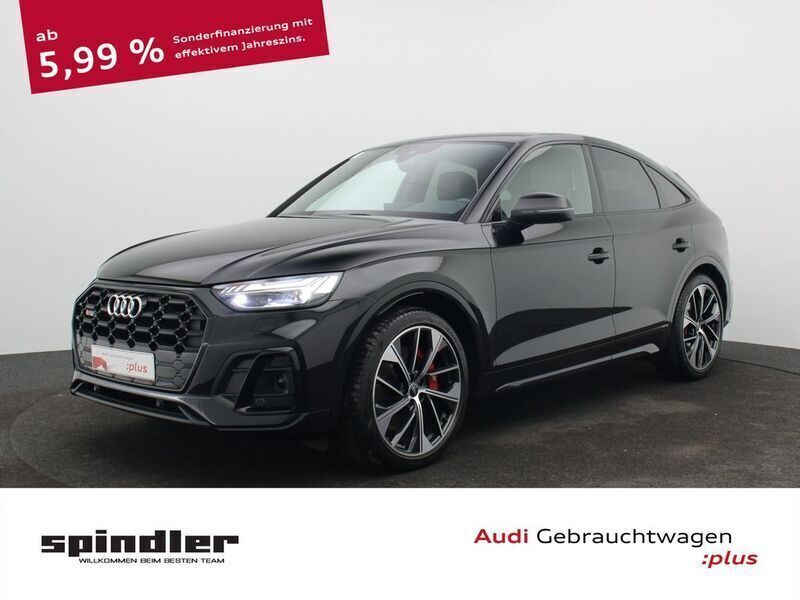 Mythosschwarz metallic Gebraucht 2021 Audi SQ5 Sportback Ambiente SUV | 45.980 € (Guter Preis) - Bild 1/4