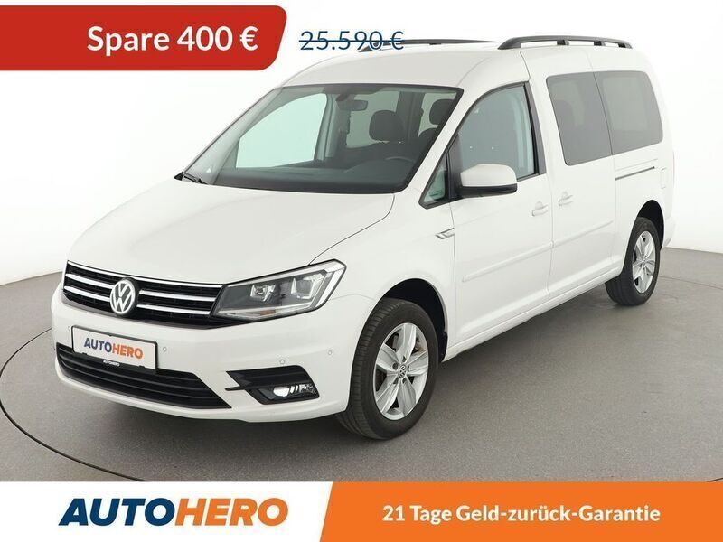 Weiß Gebraucht 2018 VW Caddy Maxi Comfortline Van / Kleinbus | 25.190 € (Etwas zu teuer) - Bild 1/3