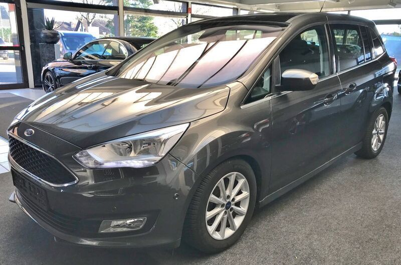 Grau Gebraucht 2016 Ford Grand C-Max Titanium Van / Kleinbus | 15.490 € (Etwas zu teuer) - Bild 1/4