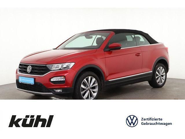 Rot Gebraucht 2021 VW T-Roc Cabriolet Style Cabrio | 20.280 € (Fairer Preis) - Bild 1/4