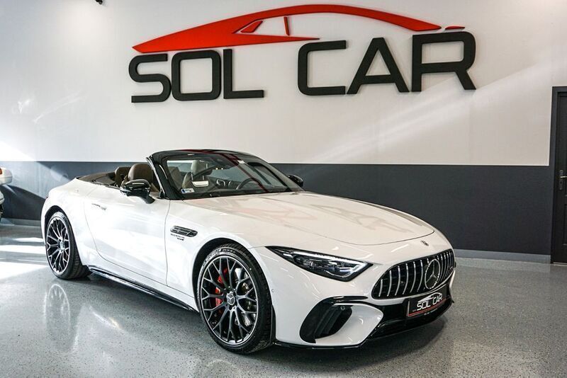Weiß Gebraucht 2022 Mercedes SL55 AMG AMG Cabrio | 142.788 € (Teuer) - Bild 1/4