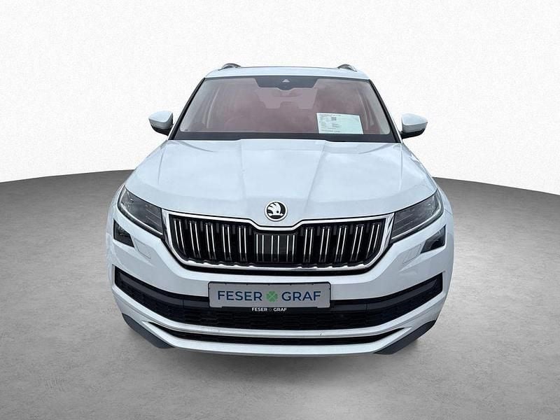 Gebraucht Skoda Kodiaq LAURIN & KLEMENT 200 PS (147 kW) 2021 Moon weiss perleffekt SUV