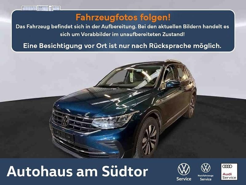 Nightshade blue metallic (metallic) Gebraucht 2024 VW Tiguan Move SUV | 30.850 € (Fairer Preis) - Bild 1/4