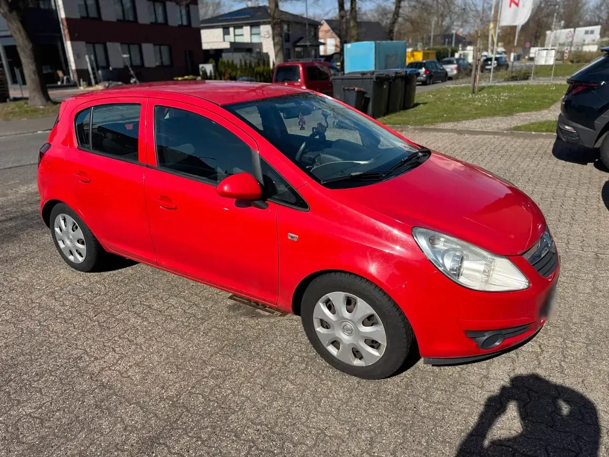 Gebraucht Opel Corsa 87 PS (63 kW) 2008 Rot Kleinwagen