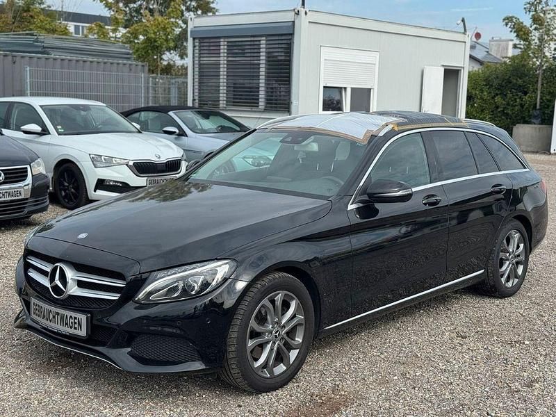 Schwarz Gebraucht 2015 Mercedes C220 Kombi | 8.900 € (Superpreis) - Bild 1/4