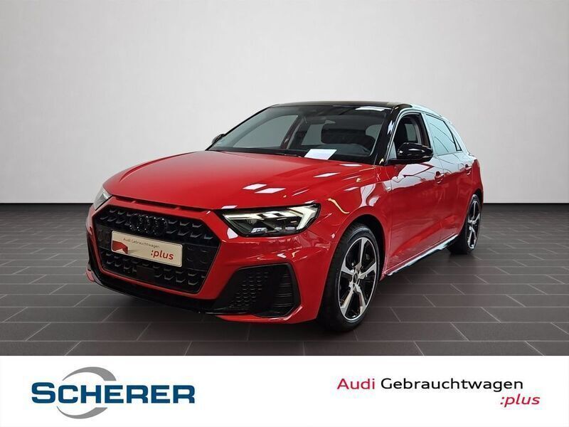 Progressivrot metallic mythosschwarz metallic (metallic) Gebraucht 2024 Audi A1 Sportback Advanced Kleinwagen | 25.290 € (Guter Preis) - Bild 1/4