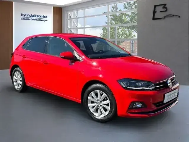 Gebraucht VW Polo Highline 95 PS (69 kW) 2020 Rot Kleinwagen