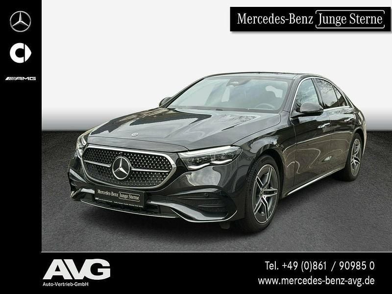 Lack graphitgrau Gebraucht 2024 Mercedes E400 AMG Limousine | 66.990 € - Bild 1/4