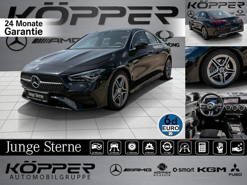 Kosmosschwarz Gebraucht 2024 Mercedes CLA200 Advanced Plus Coupé | 38.888 € (Etwas zu teuer) - Bild 1/4